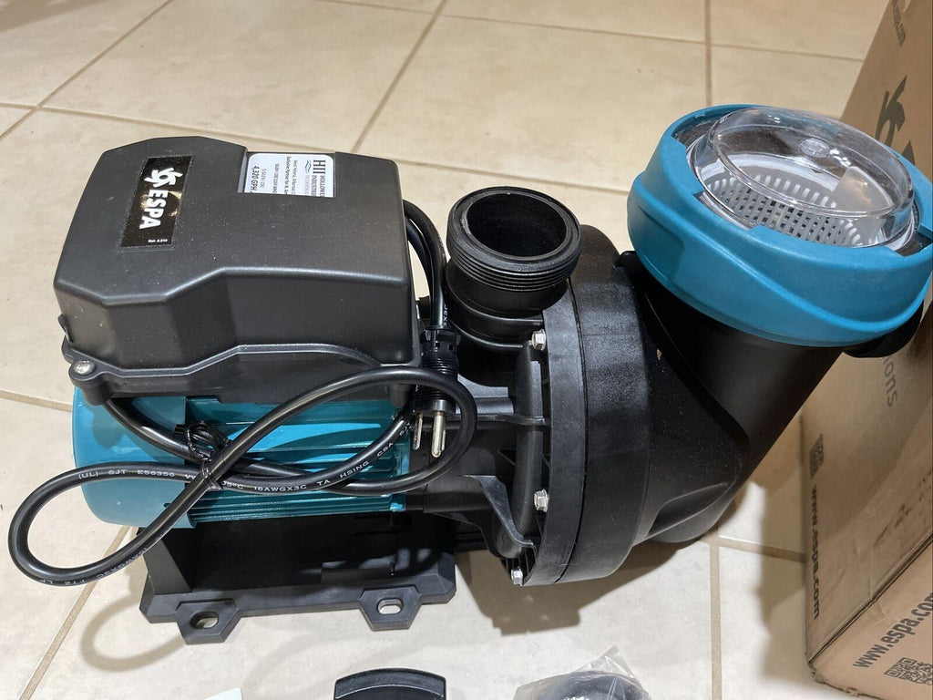 espa silen 1 above ground pool pump, 1.5hp, 115v new