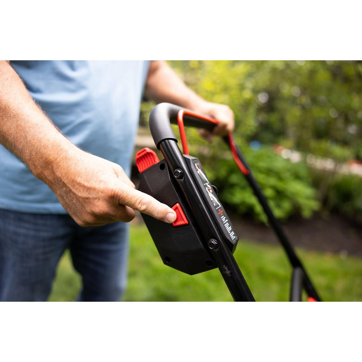 V20 20 in Lawn Mower, 2 x 5Ah Batteries and 2 Chargers Included, High Effeciency Brushless Motor, Push Mower, Up to 50 Min of Runtime, Lightweight, Grass Bag, Low Profile (CMCMW220P2)