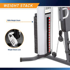 Marcy Pro MWM-988 Home Gym System 150 Pound Adjustable Weight Stack Machine