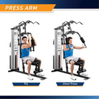 Marcy Pro MWM-988 Home Gym System 150 Pound Adjustable Weight Stack Machine