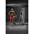 Marcy Pro MWM-988 Home Gym System 150 Pound Adjustable Weight Stack Machine