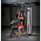 Marcy Pro MWM-988 Home Gym System 150 Pound Adjustable Weight Stack Machine