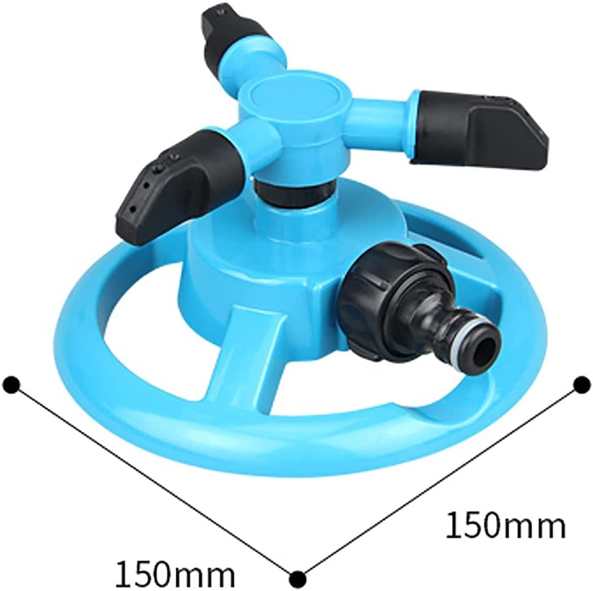 Sprinklers Garden Garden Automatic Watering Grass Lawn 360 Degree Fully 3 Nozzle Circle Rotating Irrigation System (Color : Blue, Size : 100PCS)