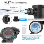 1.0/1.5/2.0 hp swimming pool pump in/above ground w/ strainer basket etl listed