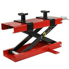 1100 LB Motorcycle Center Scissor Lift Jack Hoist Stand Bikes ATVs Scooter Crank
