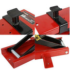 1100 LB Motorcycle Center Scissor Lift Jack Hoist Stand Bikes ATVs Scooter Crank