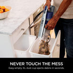 Shark IZ482H Vertex Cordless Stick Vacuum With DuoClean PowerFins, MultiFLEX, Crevice Tool, Pet Multi-Tool &amp; Anti-Allergen Brush, 120-min Runtime, Double Battery, Iris
