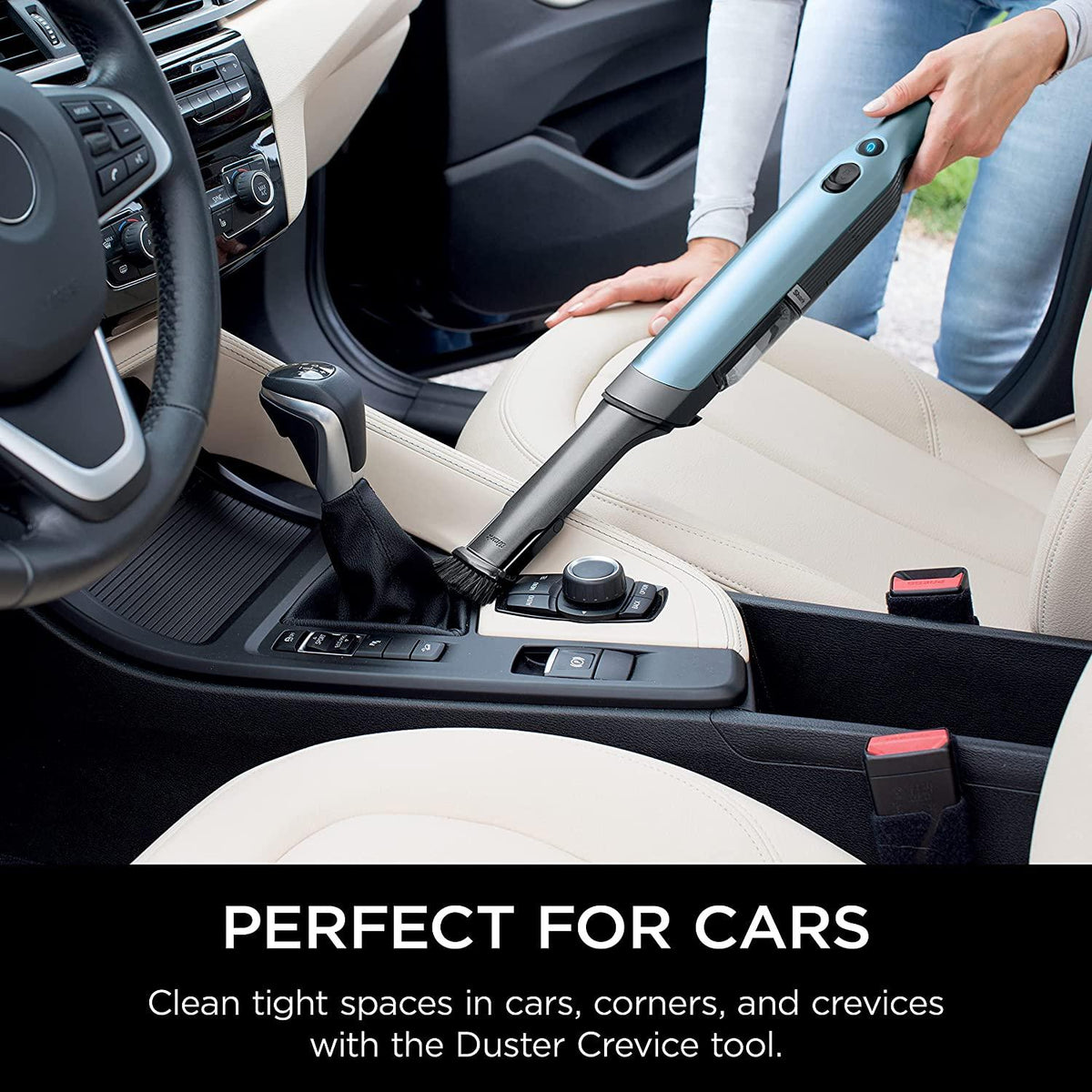 Shark WANDVAC Cordless Hand Vac Lightweight and Portable at 1.4 lbs. with Powerful Suction, Charging Dock, One-Touch Empty for Car &amp; Home, Cove