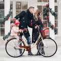 26 Inch Classic Bicycle Retro Bicycle Beach Cruiser Bicycle Retro Bicycle,Cruiser Bikes,Brown