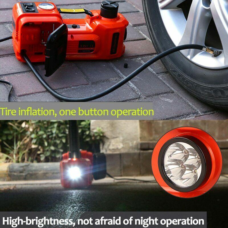 5 Ton Electric Hydraulic Floor Jack Car Jack Lift 12V DC Electric Impact Wrench