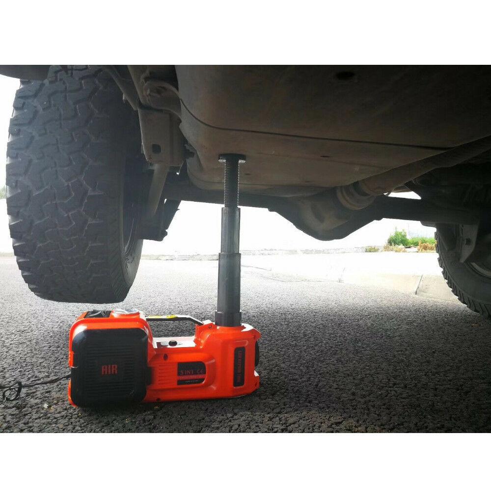 5 Ton Electric Hydraulic Floor Jack Car Jack Lift 12V DC Electric Impact Wrench