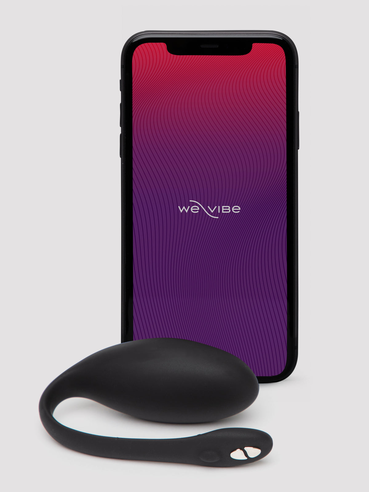 We-Vibe X Lovehoney Jive App Controlled Rechargeable Vibrating G-Spot Love Egg, Black | Black