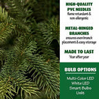 Farm Artificial Christmas Tree Realistic Foxtail Pine Green Color