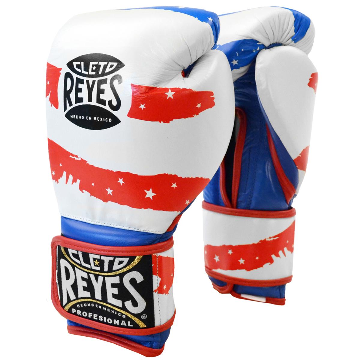 Cleto Reyes Hook and Loop Leather Training Boxing Gloves - 14 oz. - USA