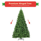 PVC Artificial Christmas Tree Premium Hinged-9'