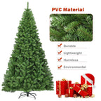 PVC Artificial Christmas Tree Premium Hinged-9'
