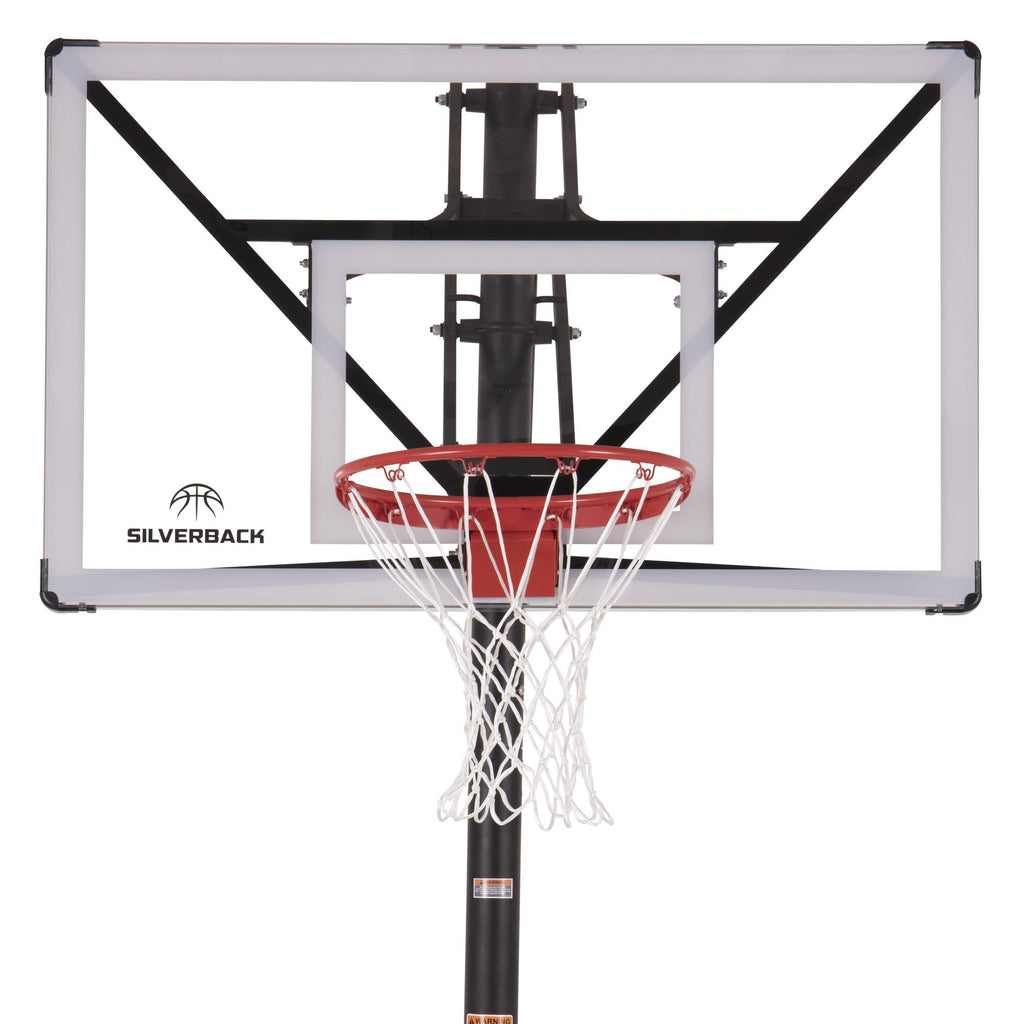 Silverback NXT 54" In-Ground Basketball Hoop with Adjustable-Height Backboard