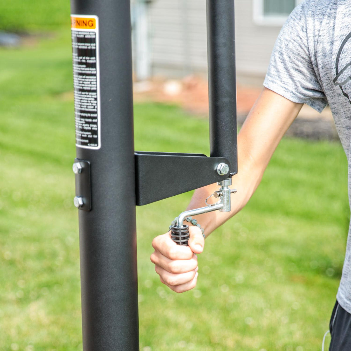 Silverback NXT 54" In-Ground Basketball Hoop with Adjustable-Height Backboard