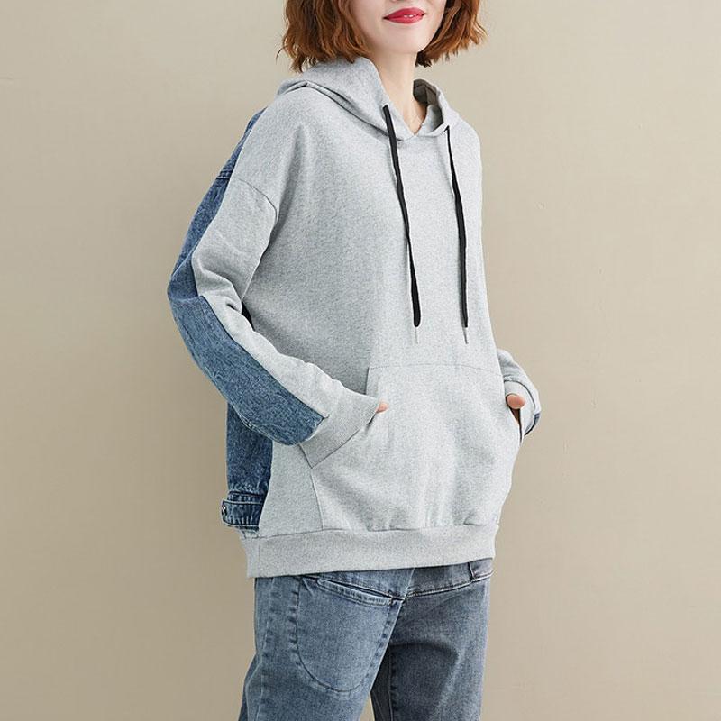 Sweatshirt Women's Hooded Top All-match Loose 2020