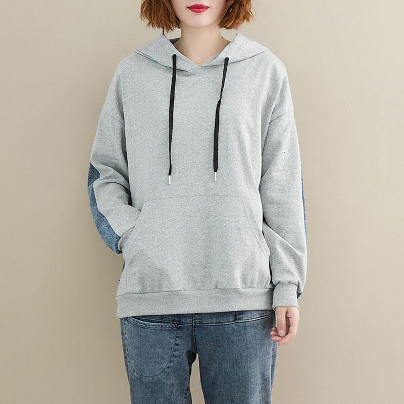 Sweatshirt Women's Hooded Top All-match Loose 2020