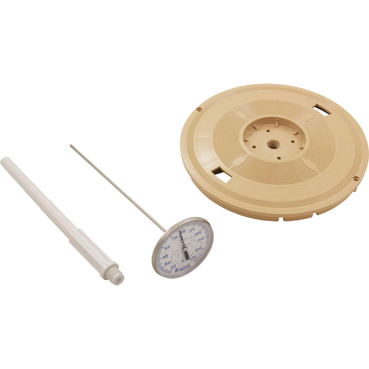 PENTAIR POOL PRODUCTS Lid Skimmer W/Therm Almond Bermuda