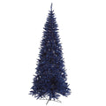 Vickerman 5.5' Navy Blue Fir Slim Artificial Christmas Tree, Unlit