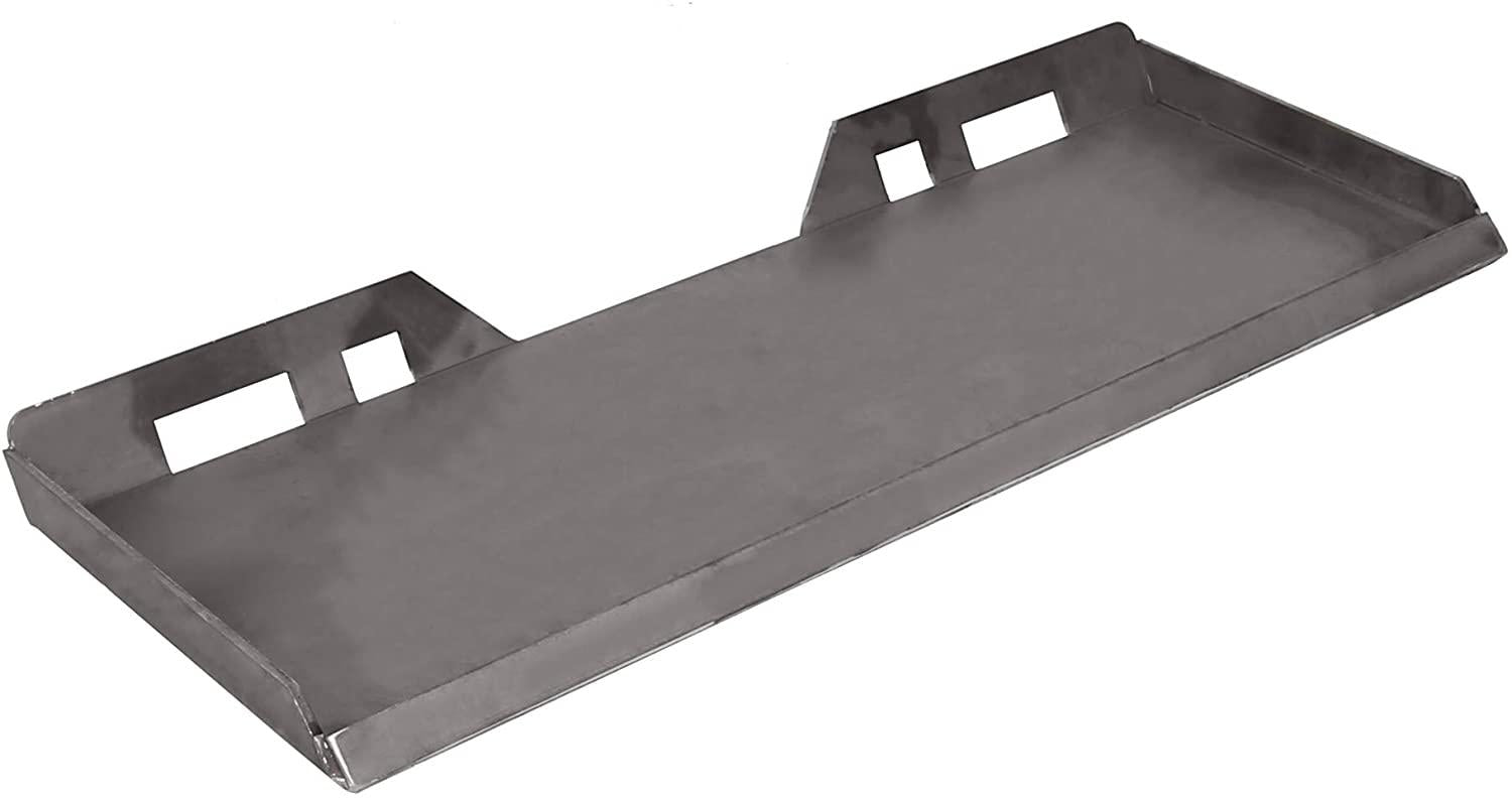 new 1/2" steel quick tach attachment mount plate skid steer loader bobcat kubota.with one year warranty.
