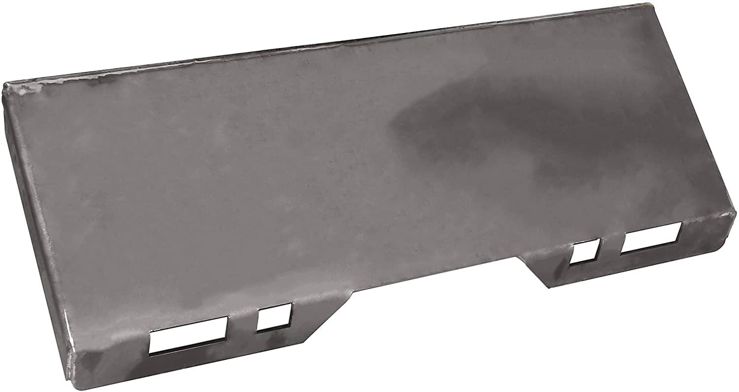 new 1/2" steel quick tach attachment mount plate skid steer loader bobcat kubota.with one year warranty.