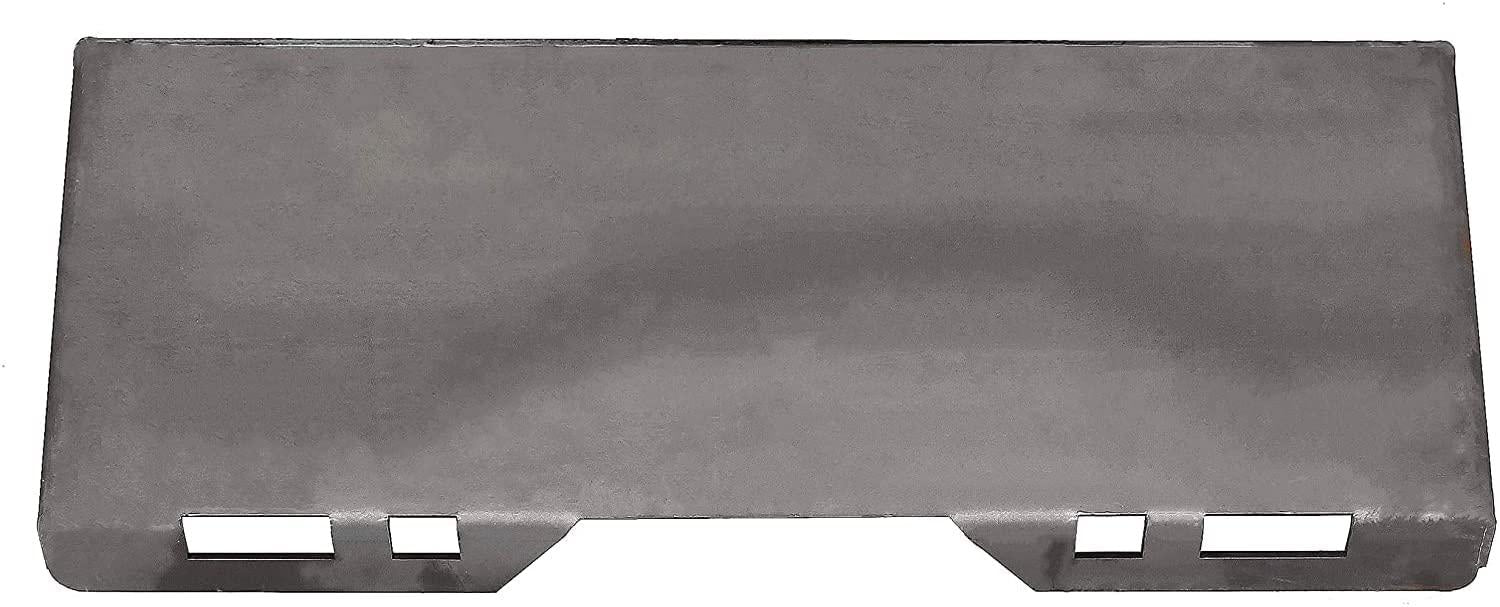 new 1/2" steel quick tach attachment mount plate skid steer loader bobcat kubota.with one year warranty.