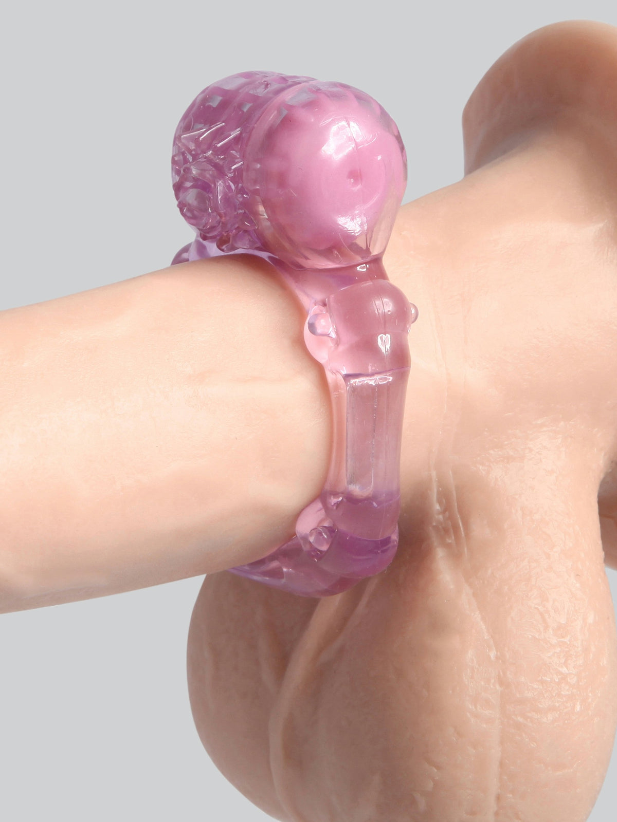 BASICS Vibrating Waterproof Cock Ring, Purple