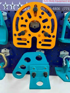 SET#11 HEAVY DUTY AUTO BODY FRAME MACHINE 14 PIECE PULLING TOOLS AND CLAMPS SET