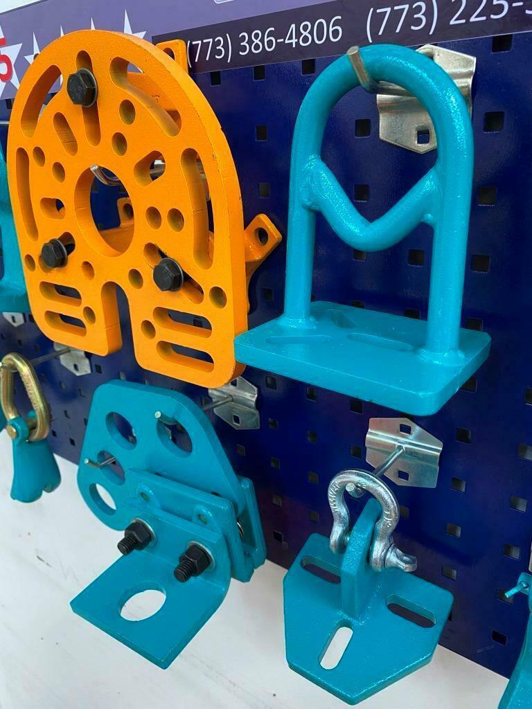 SET#11 HEAVY DUTY AUTO BODY FRAME MACHINE 14 PIECE PULLING TOOLS AND CLAMPS SET