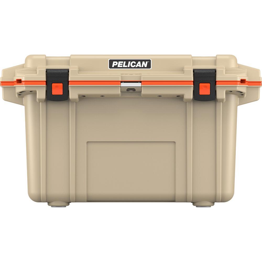 70 Qt. Elite Cooler in Tan and Orange