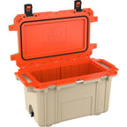 70 Qt. Elite Cooler in Tan and Orange