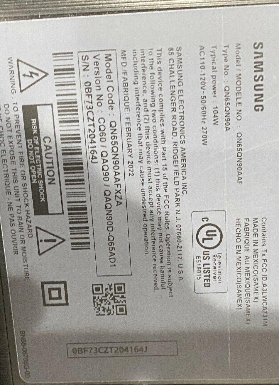 samsung 65-inch class neo qled qn90a series - 4k uhd