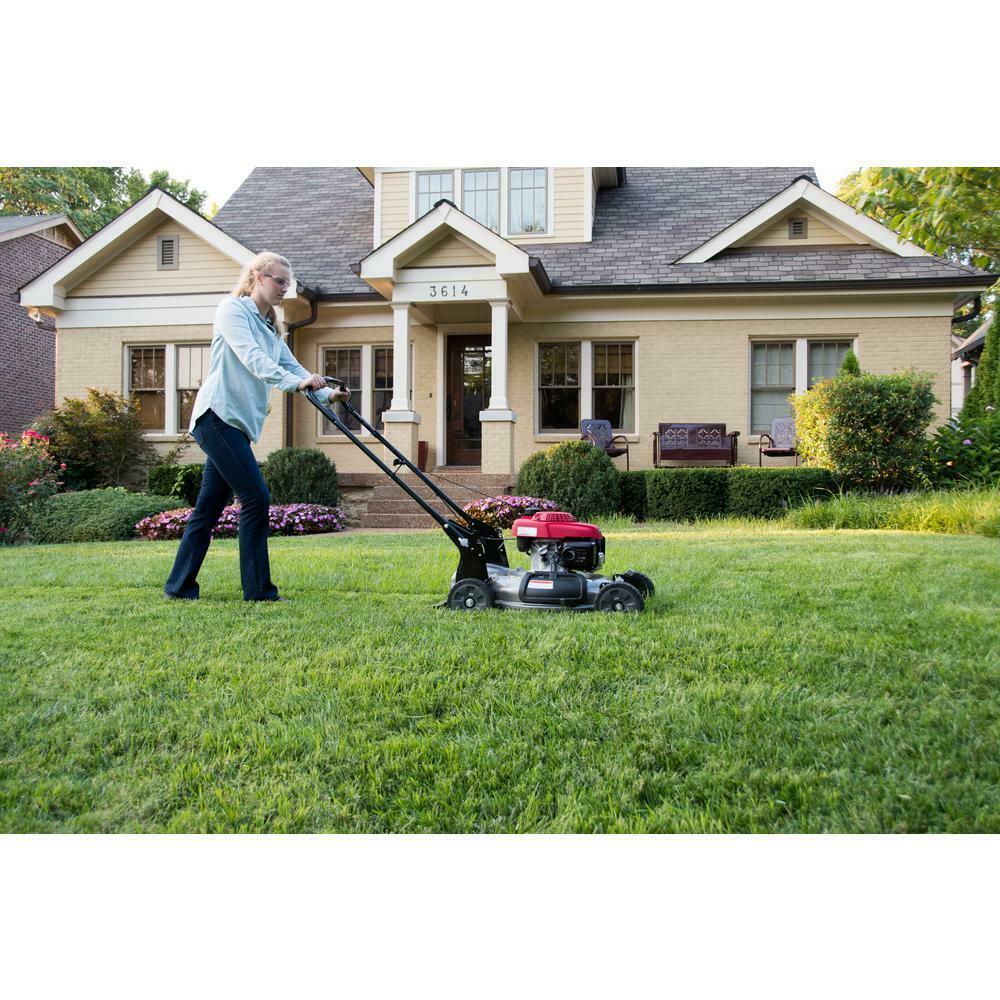 Lawn Push Mower 21 in. Gas Walk Behind Manual Side Discharge Pull Cord