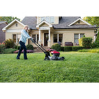 Lawn Push Mower 21 in. Gas Walk Behind Manual Side Discharge Pull Cord