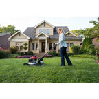Lawn Push Mower 21 in. Gas Walk Behind Manual Side Discharge Pull Cord