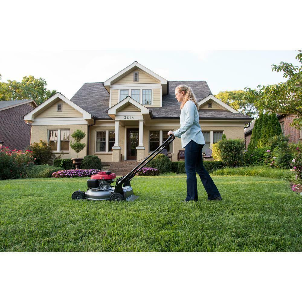 Lawn Push Mower 21 in. Gas Walk Behind Manual Side Discharge Pull Cord