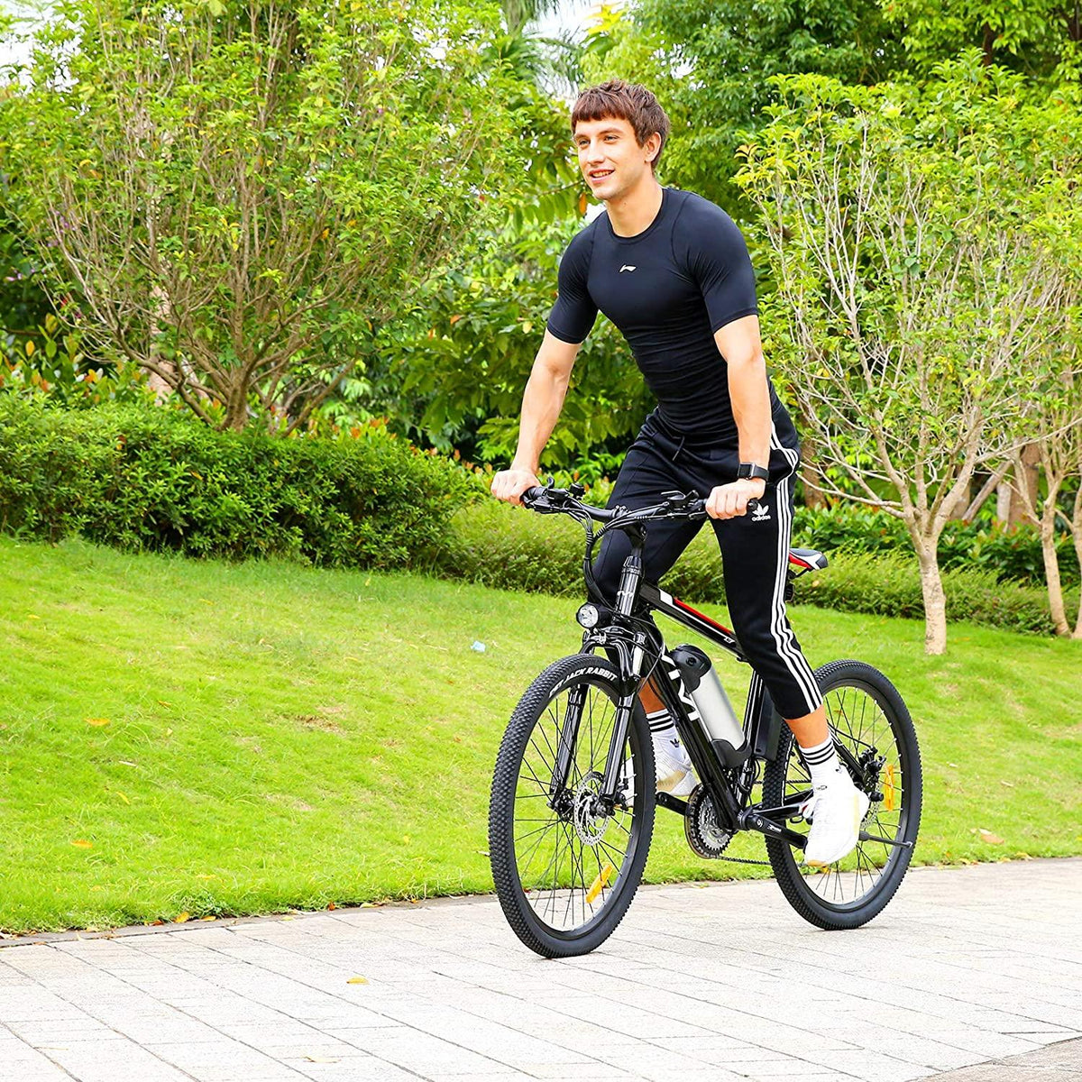 Vivi Electric Bike 26" Electric Mountain Bike, 350W/500W Ebike for Adults 20 MPH Adult Electric Bicycles with Removable 8Ah/12.5Ah Battery, Professional 21 Speed Gears, 3 Riding Modes