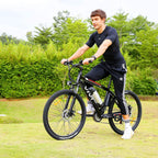 Vivi Electric Bike 26" Electric Mountain Bike, 350W/500W Ebike for Adults 20 MPH Adult Electric Bicycles with Removable 8Ah/12.5Ah Battery, Professional 21 Speed Gears, 3 Riding Modes