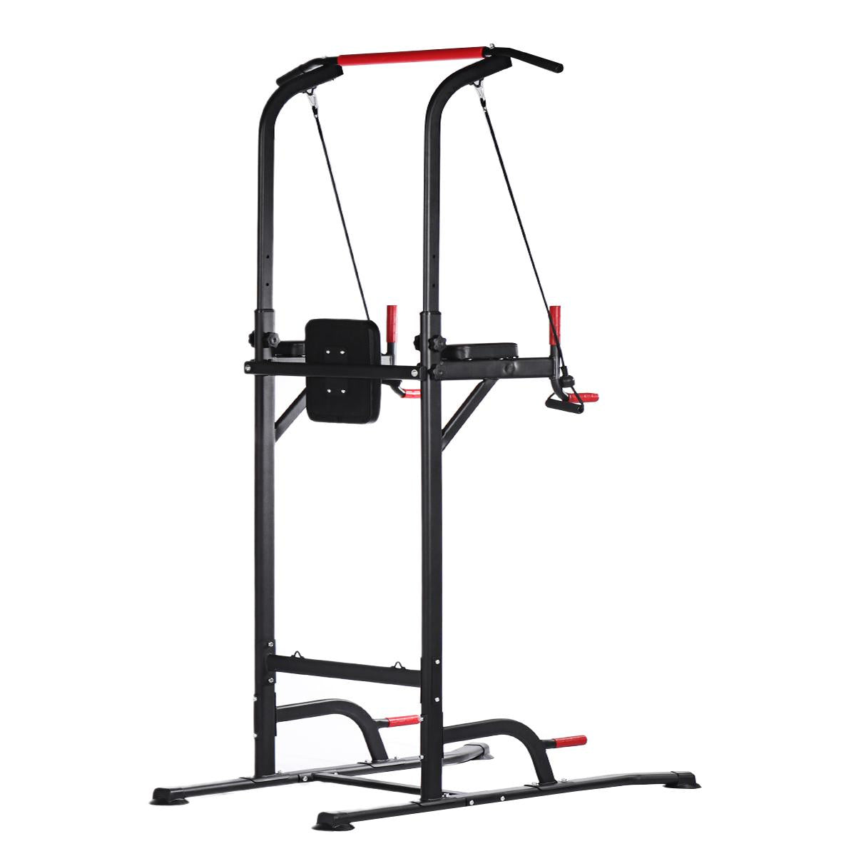 Adjustable Power Tower Multi Function Pull up Station for Strength Training Dip Station Workout Fitness Bar Home Gym Exercise
