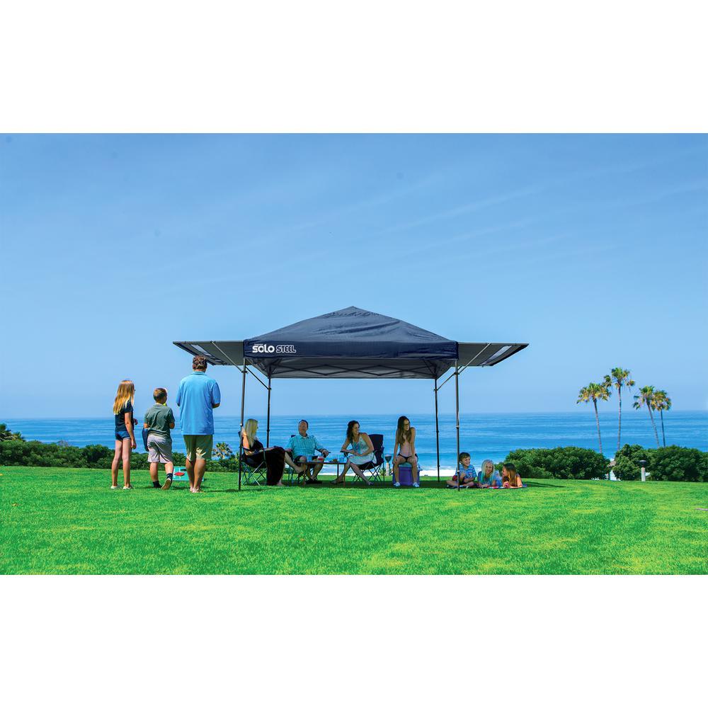 Solo170 10 ft. x 17 ft. Midnight Blue Straight Leg Canopy