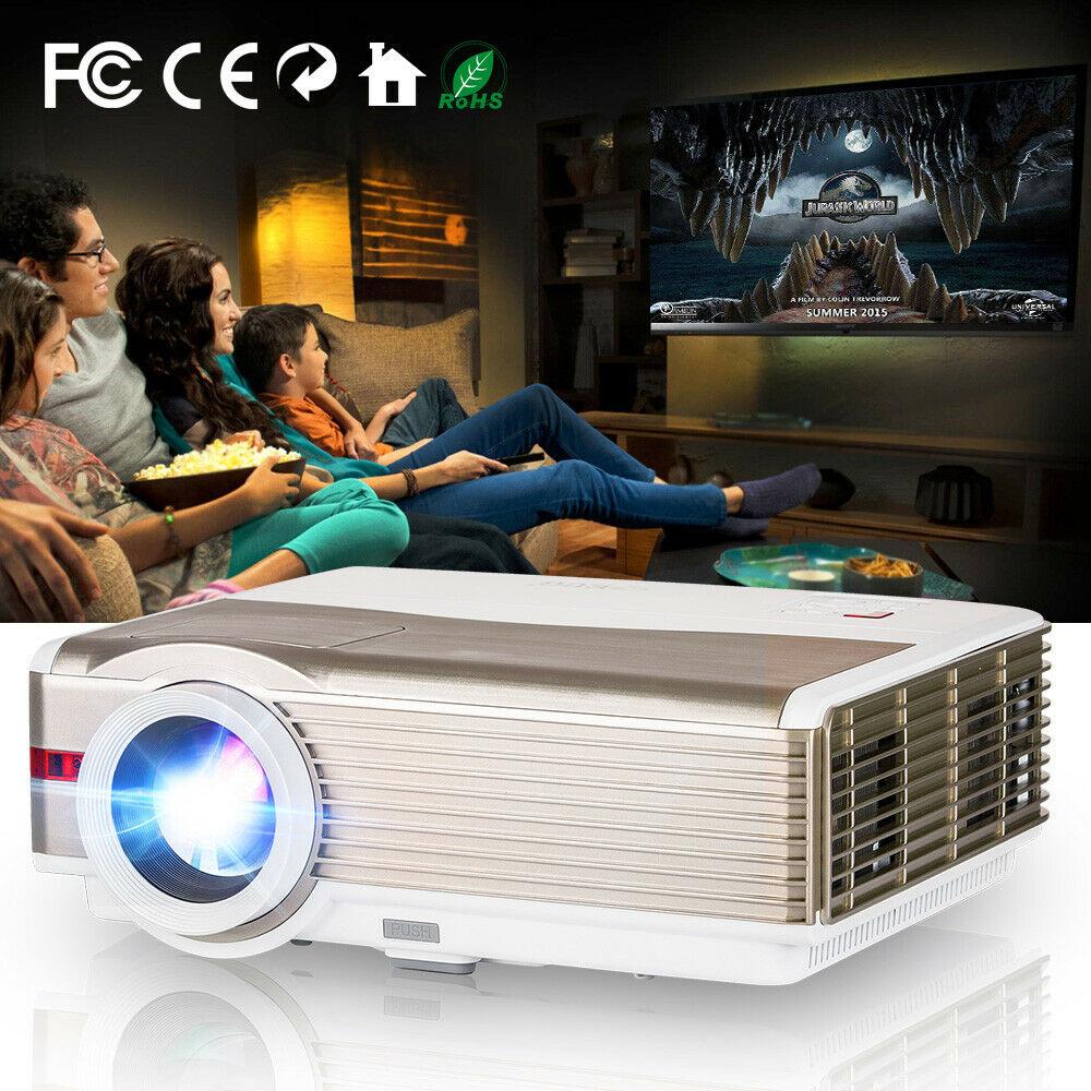 8000lms video home theater projector big screen movie proyector hdmi usb vga tv
