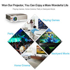 8000lms video home theater projector big screen movie proyector hdmi usb vga tv