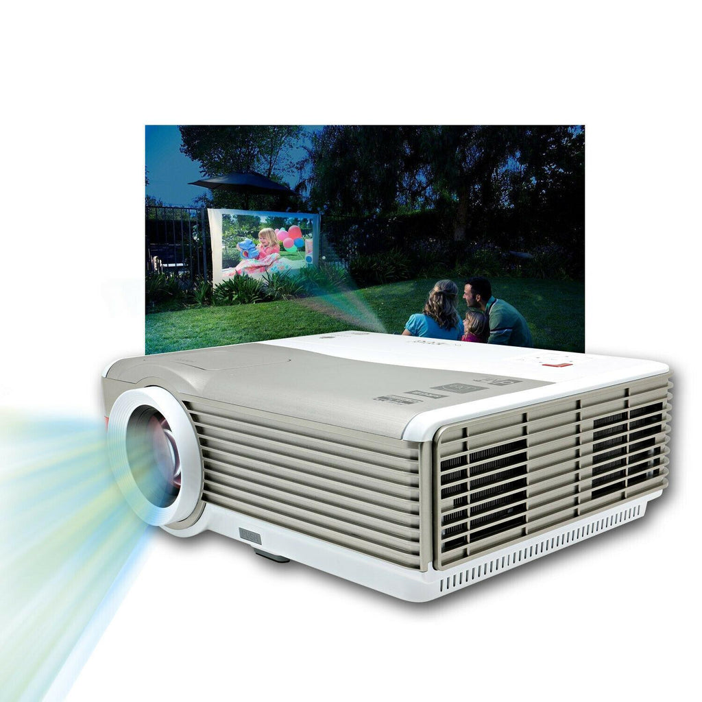 8000lms video home theater projector big screen movie proyector hdmi usb vga tv