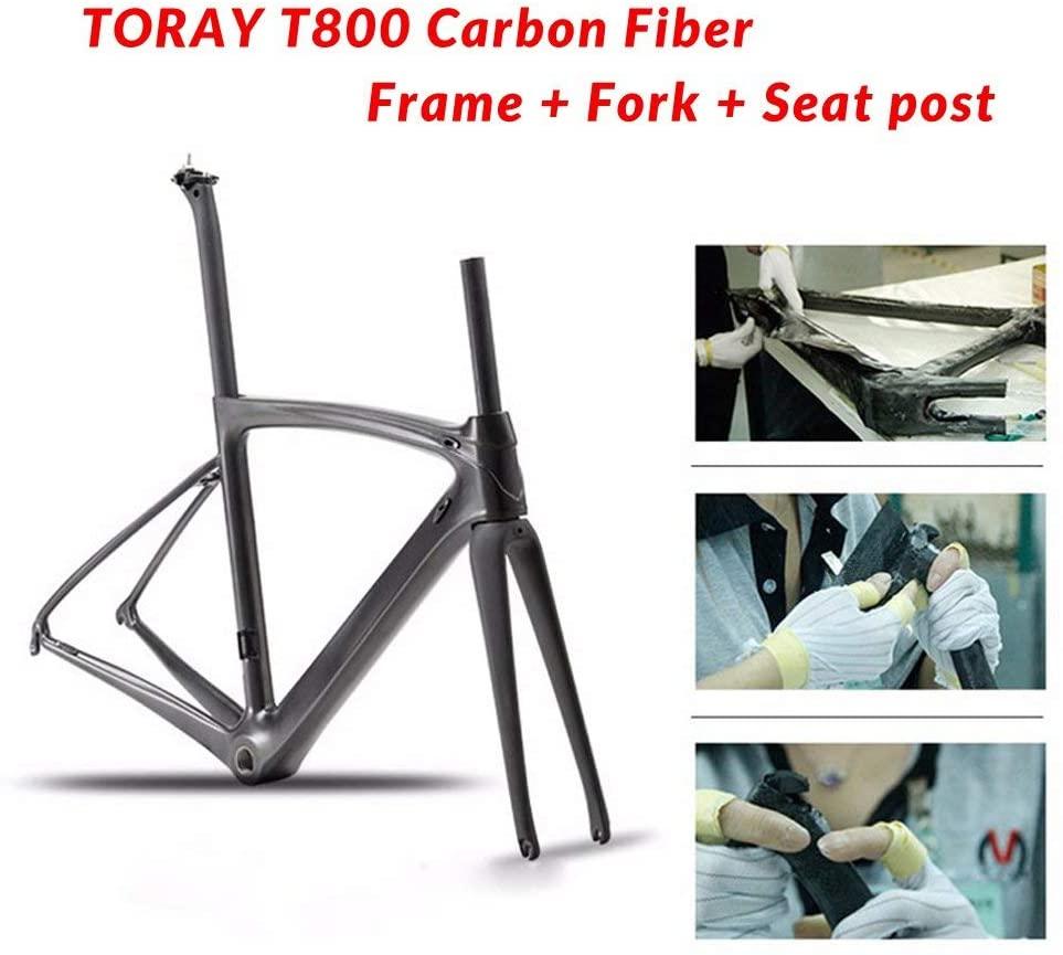 SAVADECK Carbon Road Bike, Warwinds3.0 700C Carbon Fiber Racing Bicycle with SORA 18 Speed Derailleur System and Double V Brake