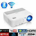 smart 1080p full hd projector wifi android blue-tooth football game hdmi usb tv