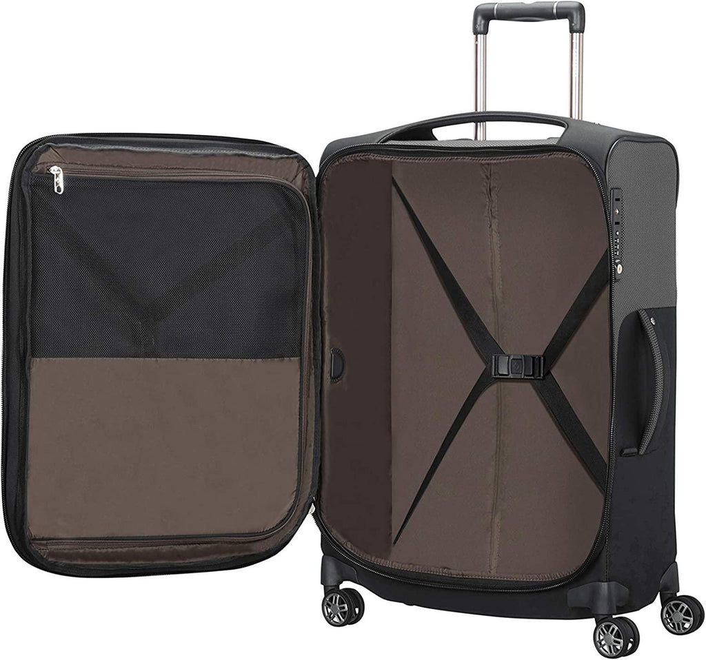 B-Lite Icon - Spinner 63/26 Expandable, 55 L, 2.2 KG Hand Luggage, 63 cm, 62 liters, Black