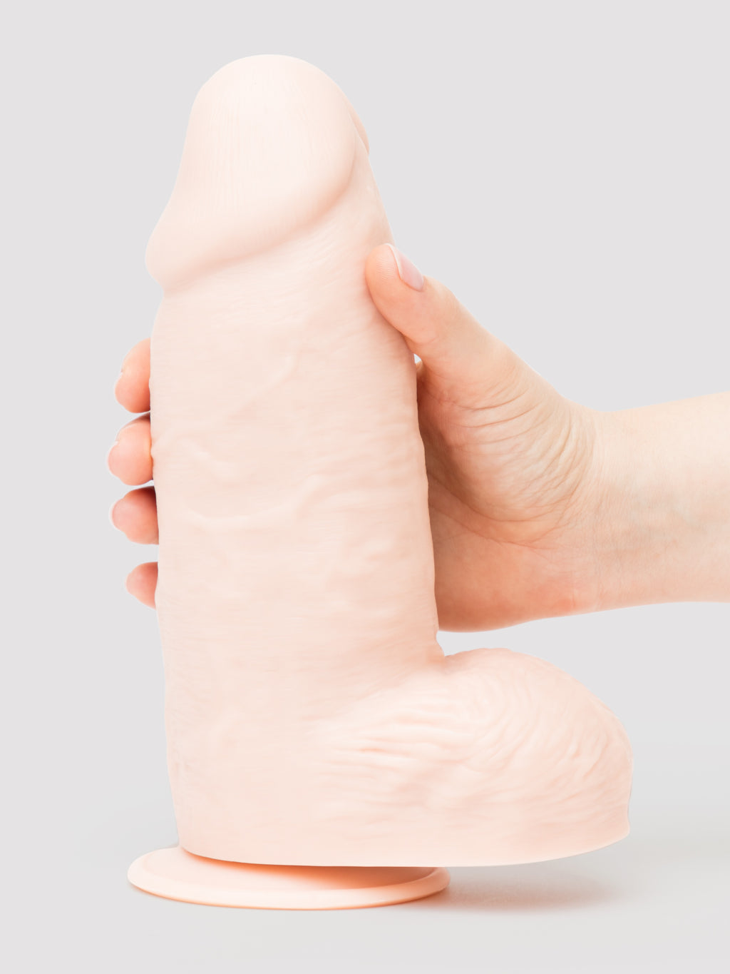 Lifelike Lover Classic Extra Girthy Dildo 7 Inch , Flesh Pink
